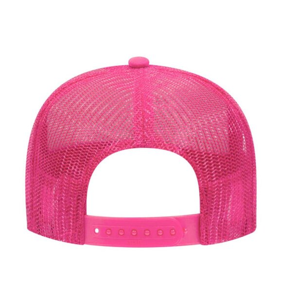 NEW St Louis Cardinals STL Electric Pop Foam Trucker Snapback Hat NEON HOT PINK - Picture 2 of 2